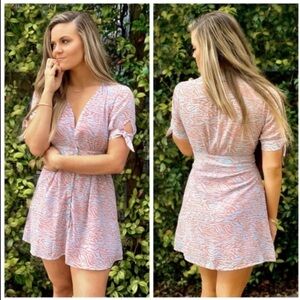 NWT Elizabeth Crosby‎ Romee Mini Dress Size Small